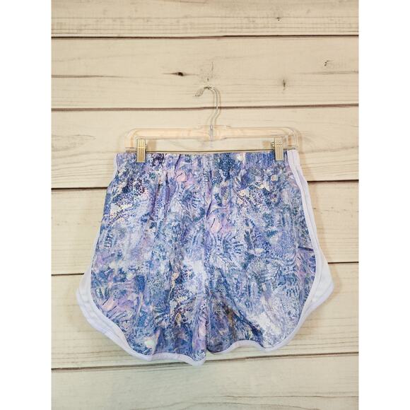 Nike Women's Purple Elastic Waist High Rise Athletic Short Size Medium NWT - Picture 2 of 7